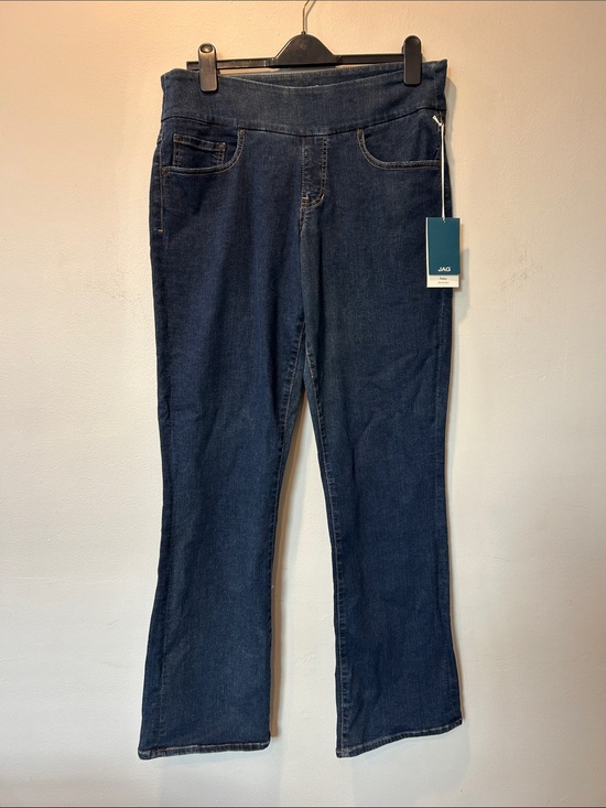 Jag Jeans Denim - Jag Jeans Dark Blue Flare Pull-On Wide Leg